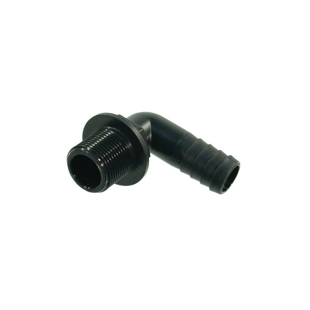 Racord furtun cot 90° 20mm x 3/4" tată