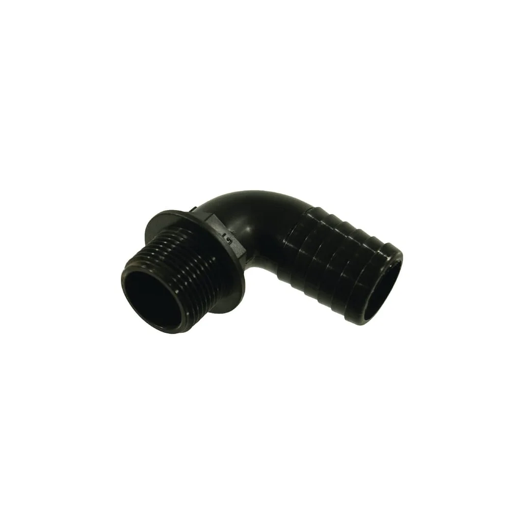 Racord furtun cot 90° 32mm x 1" tată
