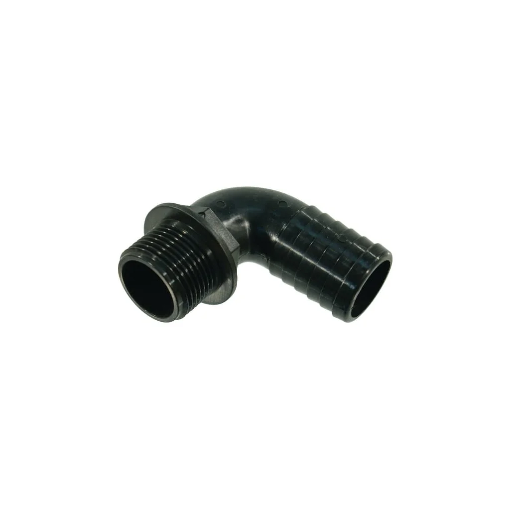 Racord furtun cot 90° 32mm x 1 1/4" tată