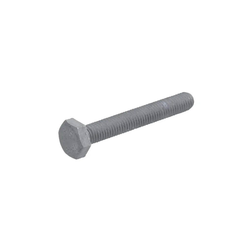 Șurub cap hexagonal DIN933 ISO4017 M20x2,5x120mm oțel galvanizat la cald grupa 8.8