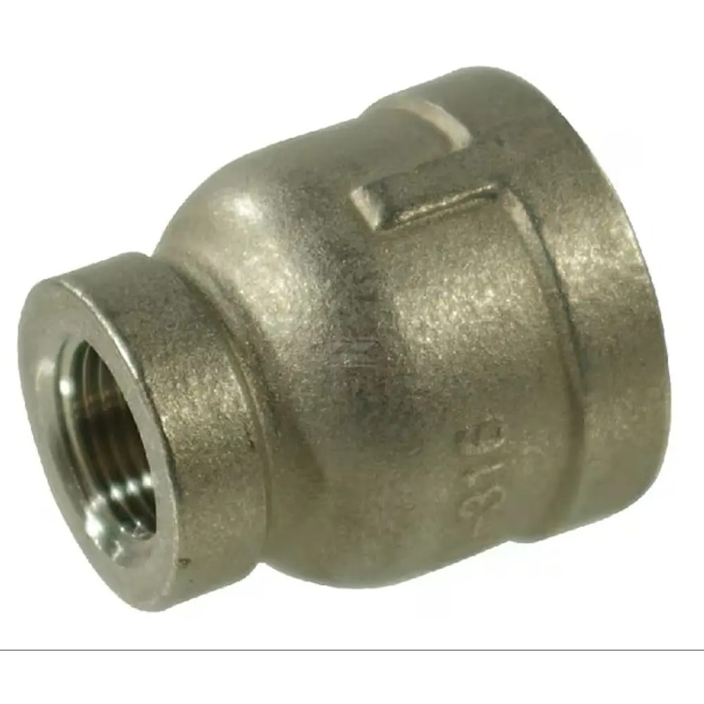 Reducție filet interior 1″ × 1/2″ pentru instalații de apă, inox
