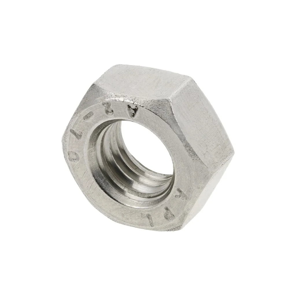 Piuliță hexagonală DIN934 M10x1,50, oțel inoxidabil, A2