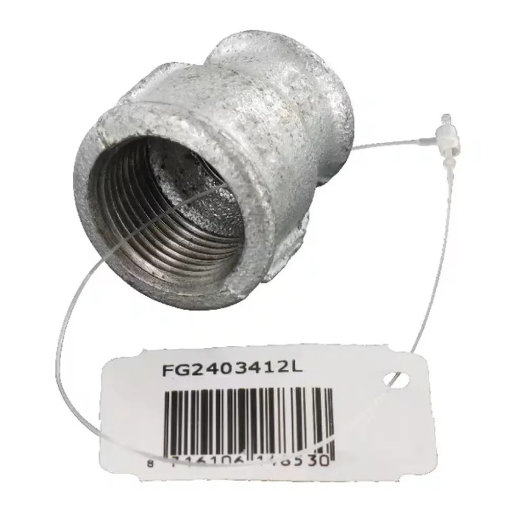 Reducție filet interior 1/2″ × 3/4″ pentru instalații de apă, fonta