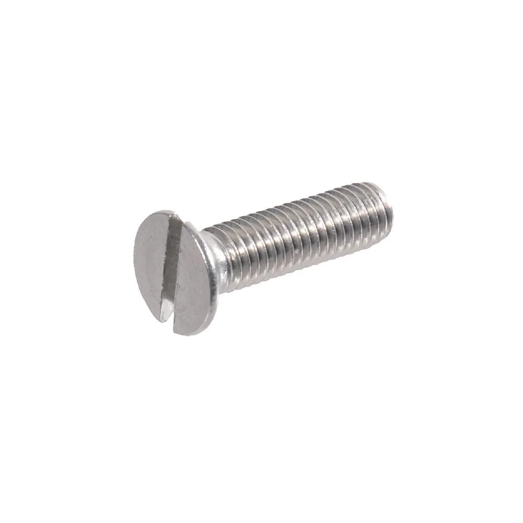 Șurub cap înecat crestat DIN963 ISO2009 M4x0,7x40mm oțel inoxidabil A2