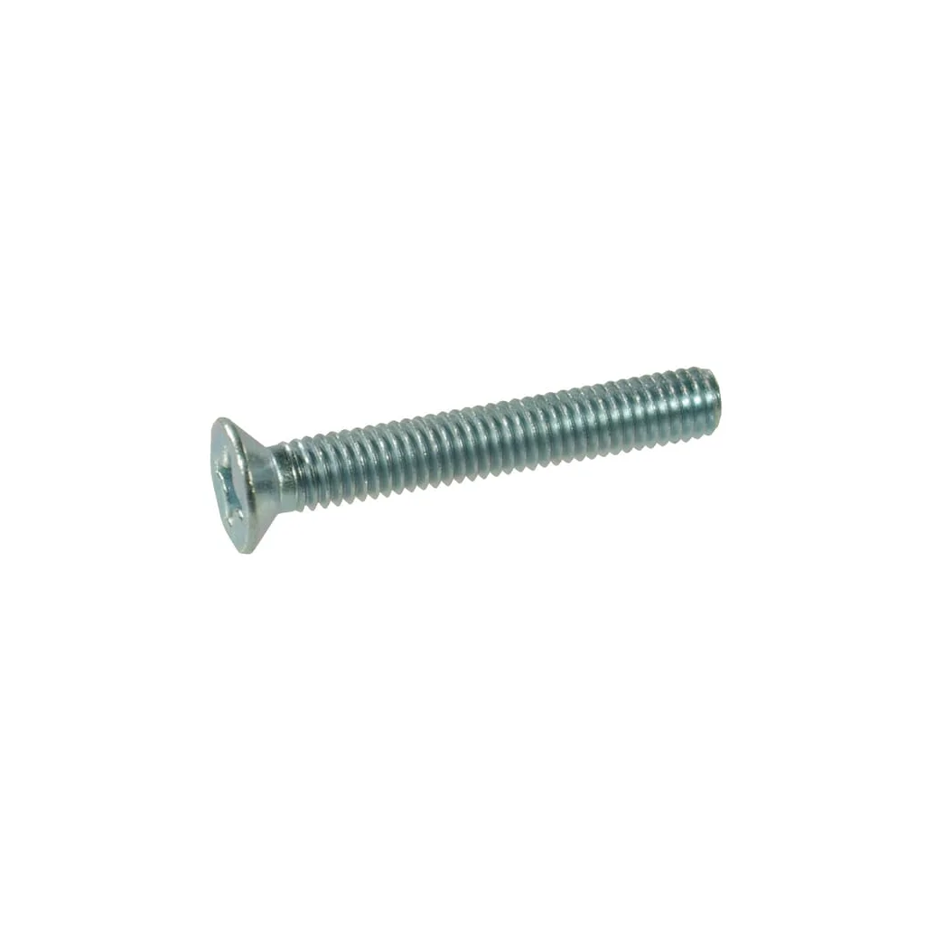 Șurub cap înecat cruce DIN965 ISO7046 M5x0,8x40mm oțel placat cu zinc grupa 4.8