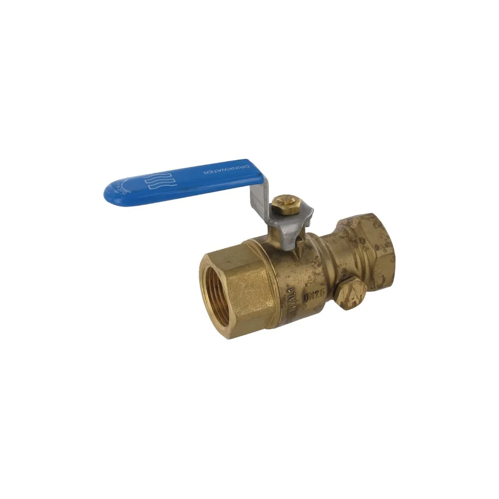 Robinet cu sferă 1" fem. + golire