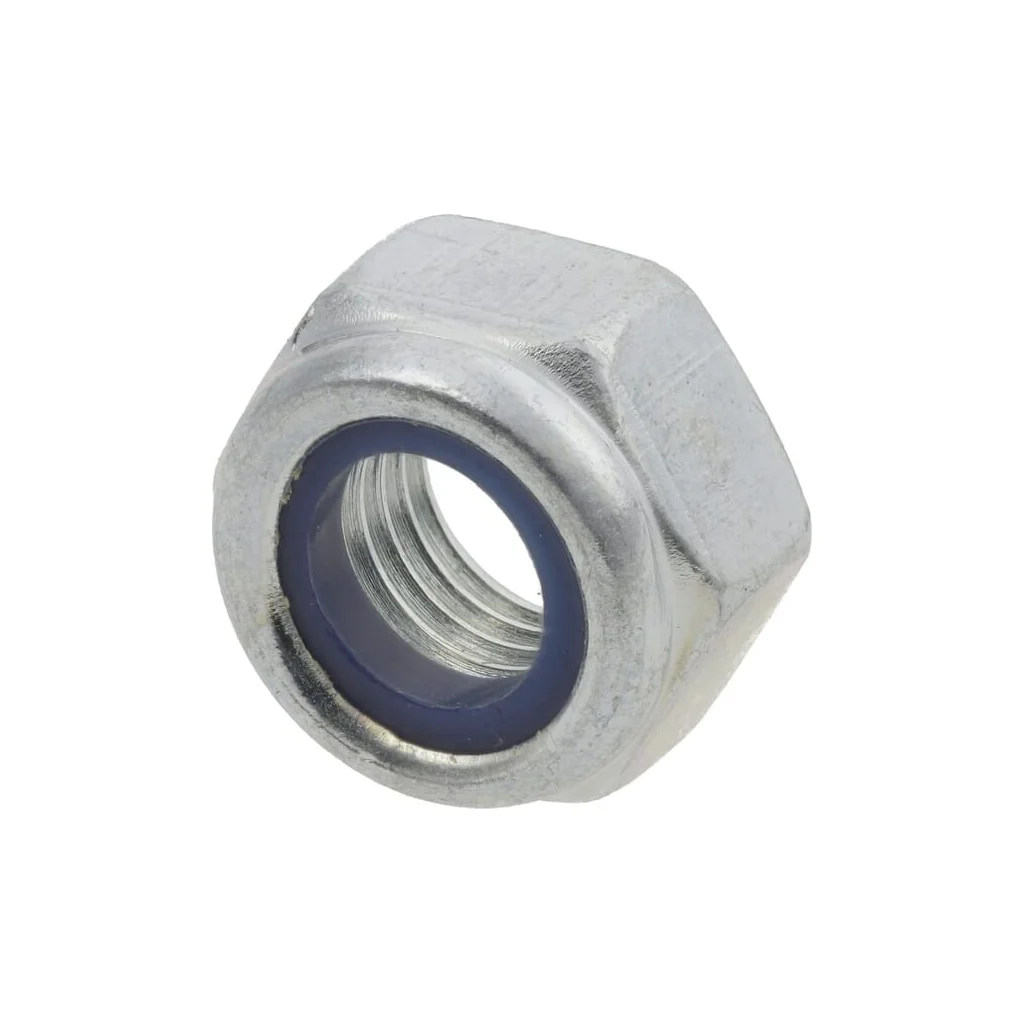 Piuliță hexagonală autoblocantă DIN985 M10x1,50, oțel inoxidabil, zincată, A2