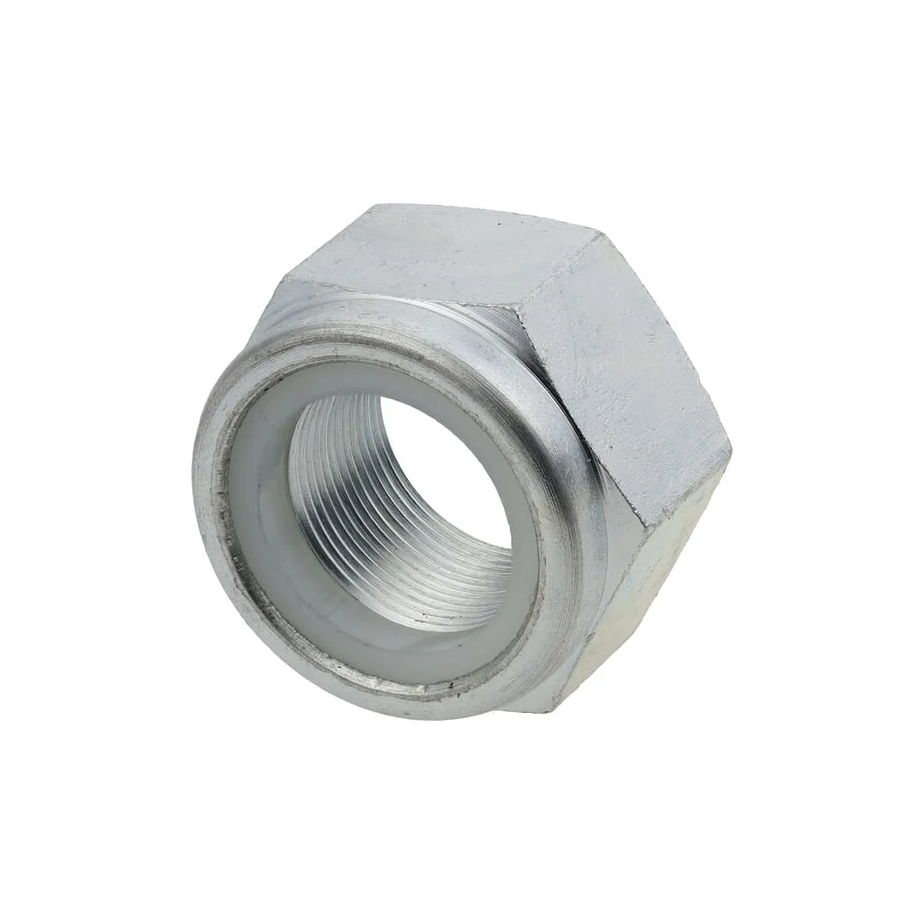 Piuliță hexagonală autoblocantă joasă cu inserție plastic DIN985 M30x1,5mm oțel zincat grupa 10
