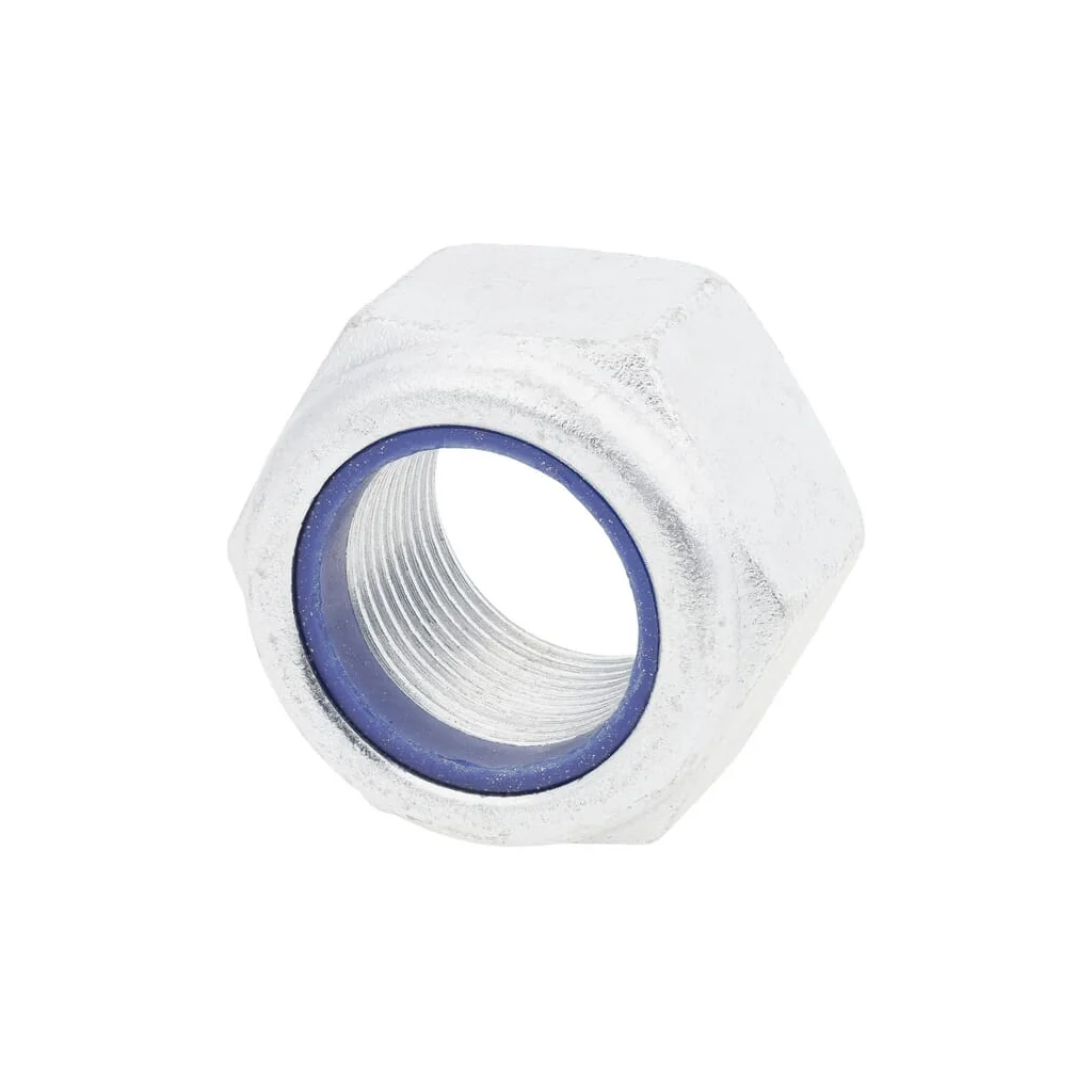 Piuliță hexagonală autoblocantă joasă cu inserție plastic DIN985 M30x2mm oțel zincat grupa 10