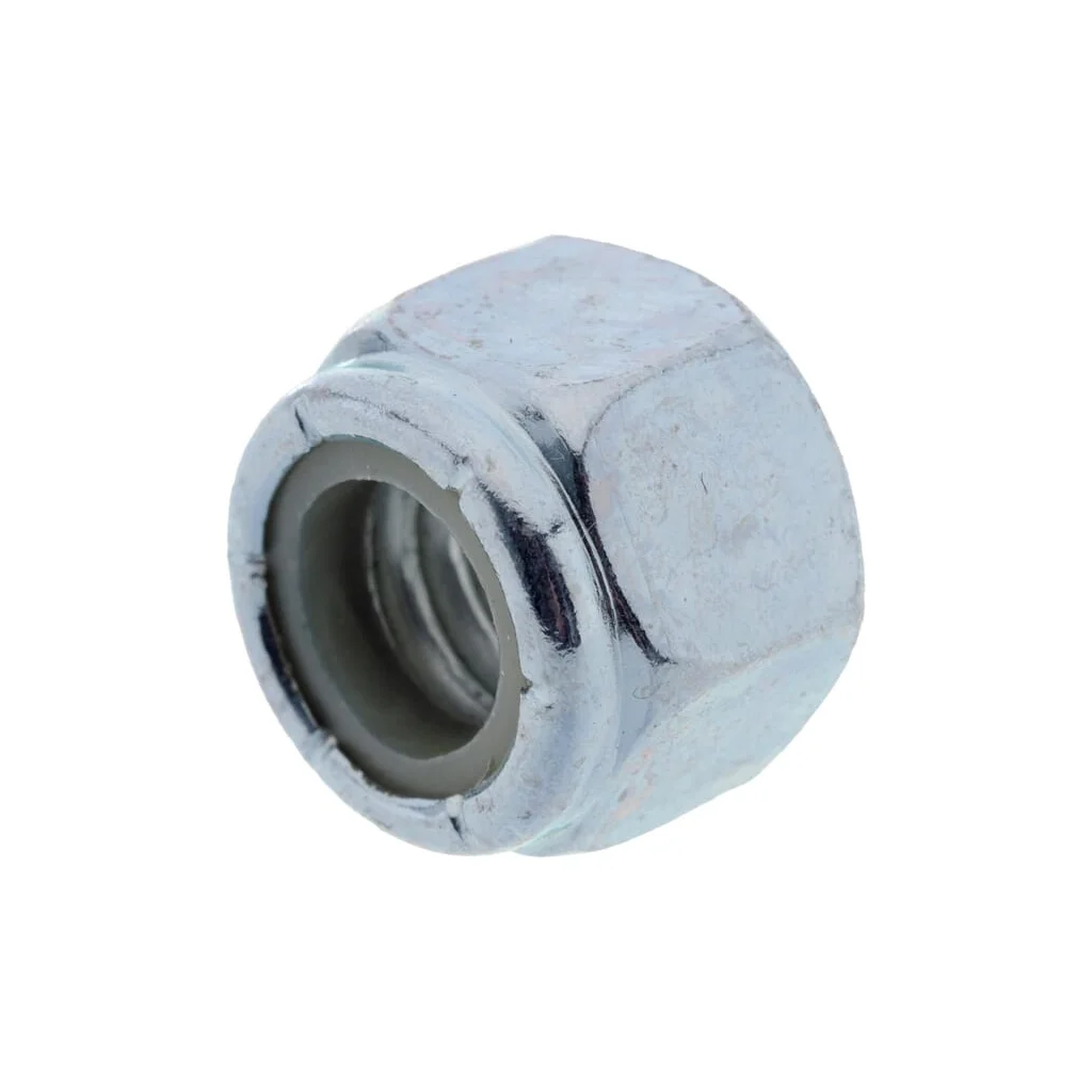 Piuliță hexagonală autoblocantă DIN985 UNC 3/8", oțel, zincată, clasa 8