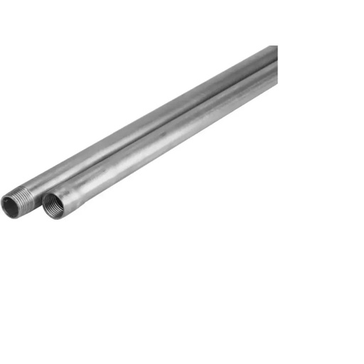 Teava inox 1/2″ × 500 mm cu filet exterior si filet interior, instalații de apă, adapatori