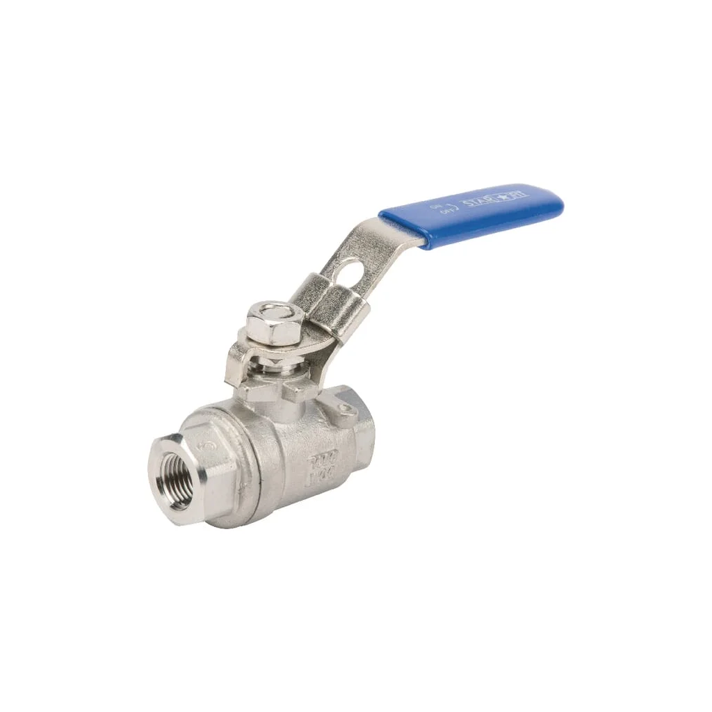 Robinet cu bilă, din oțel inoxidabil, 2xF 1/4''