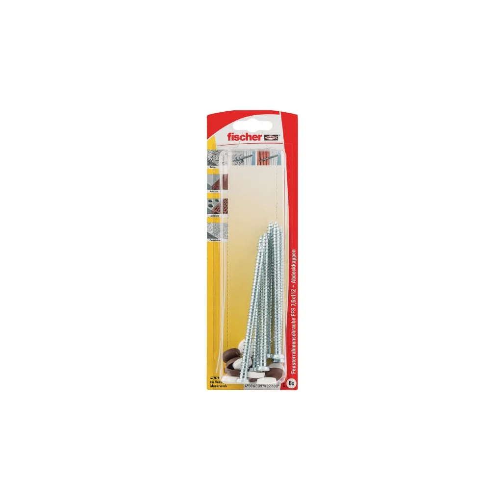 Șurub cadru fereastră+capac 6