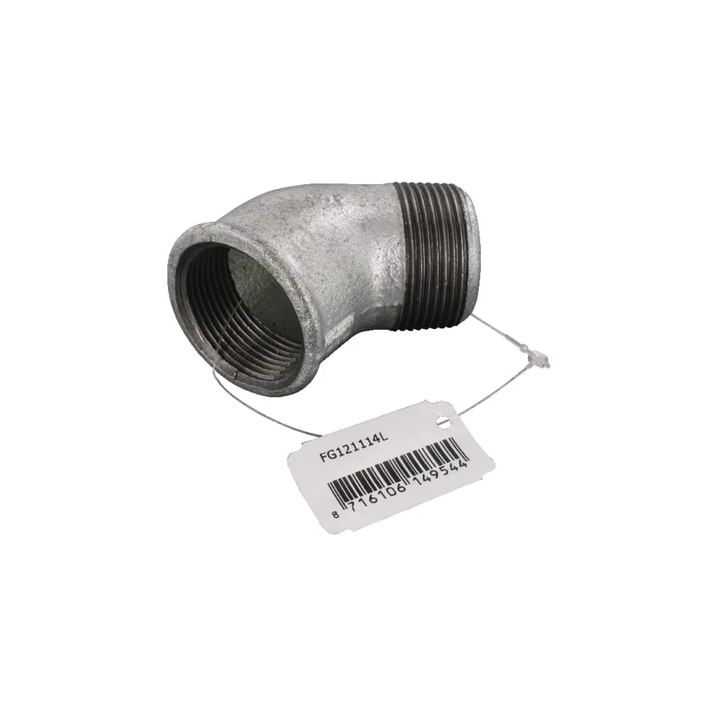 Cot 45° filet interior/exterior zn. 1 1/4"
