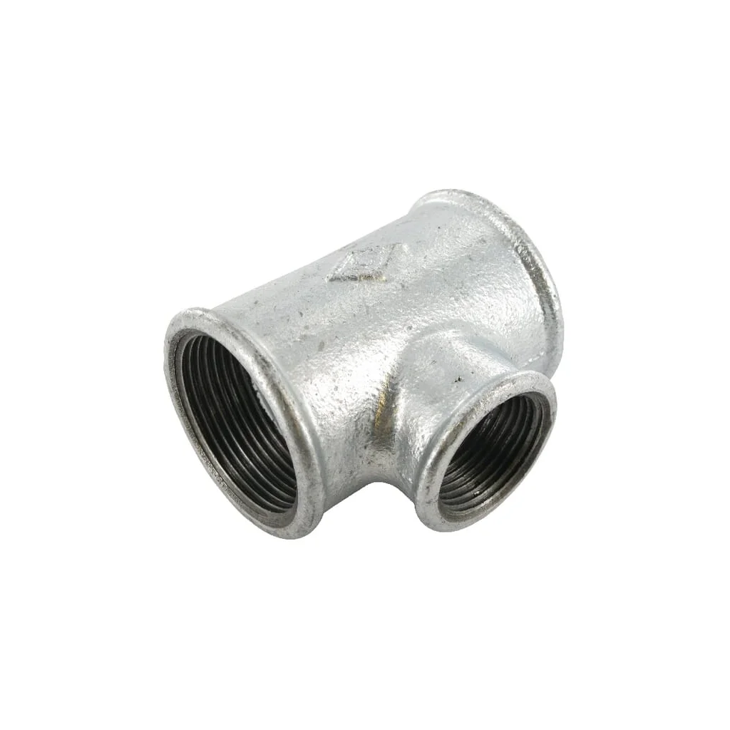 Piesă în formă de T galv. 1 1/2 "x1"