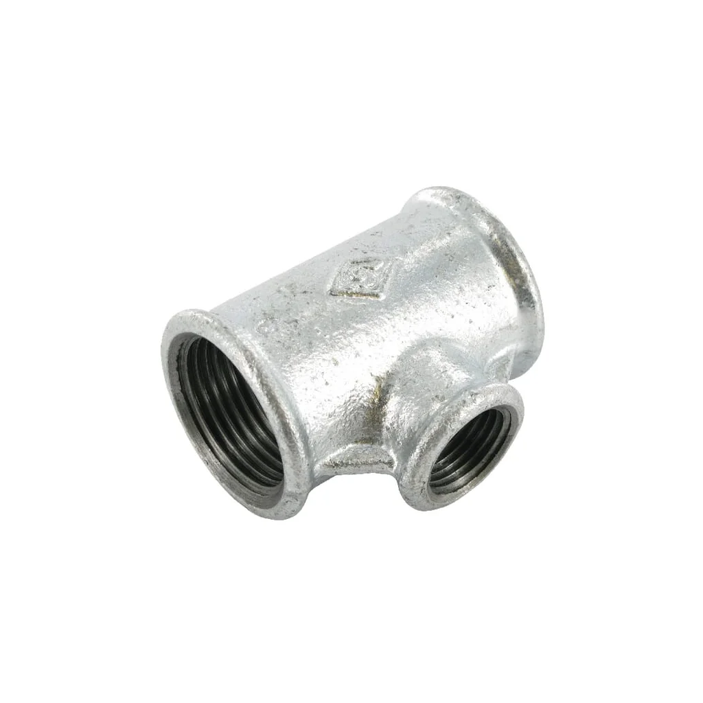 Piesă T zincată 1"x1/2"