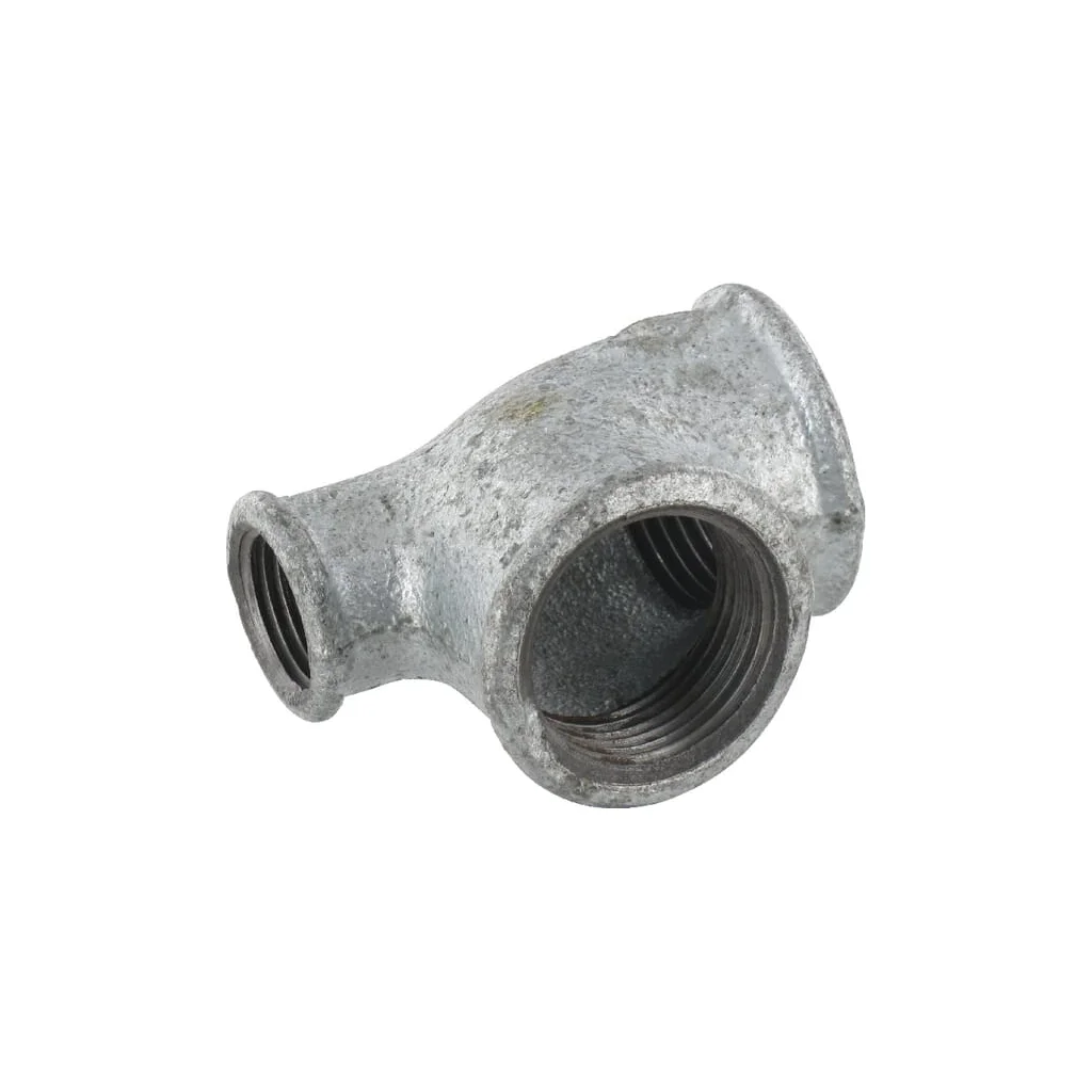 Racord T zincat 1"x1/2"