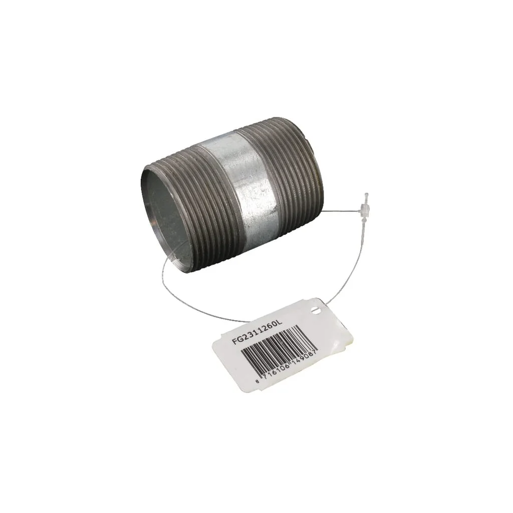 Niplu de țeavă galv. 1 1/2 "x60mm
