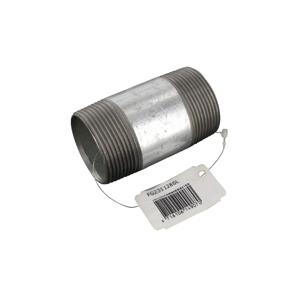 Niplu de țeavă galv. 1 1/2 "x80mm