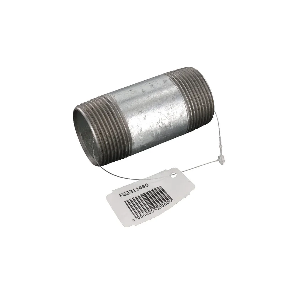 Niplu de țeavă galv. 1 1/4 "x80mm