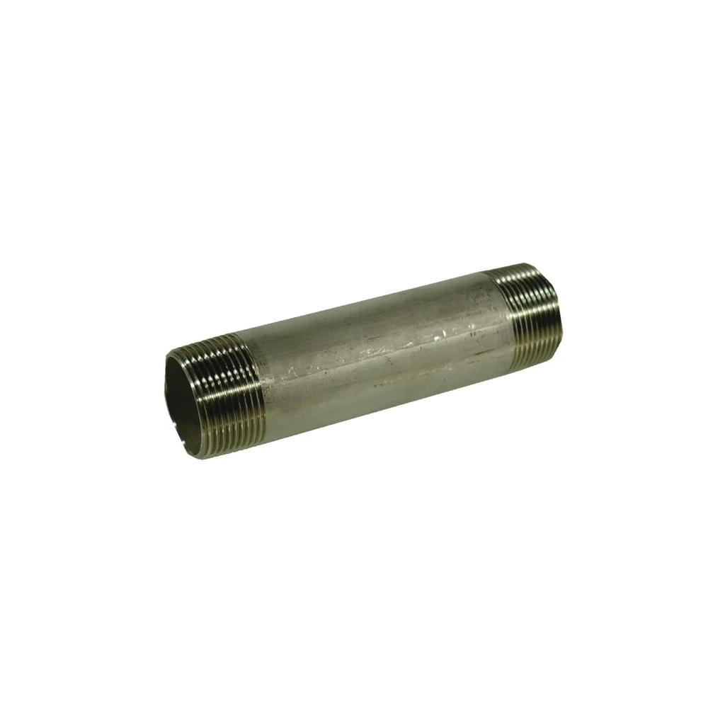 Niplu de țeavă S.S. 3/4 "x80mm