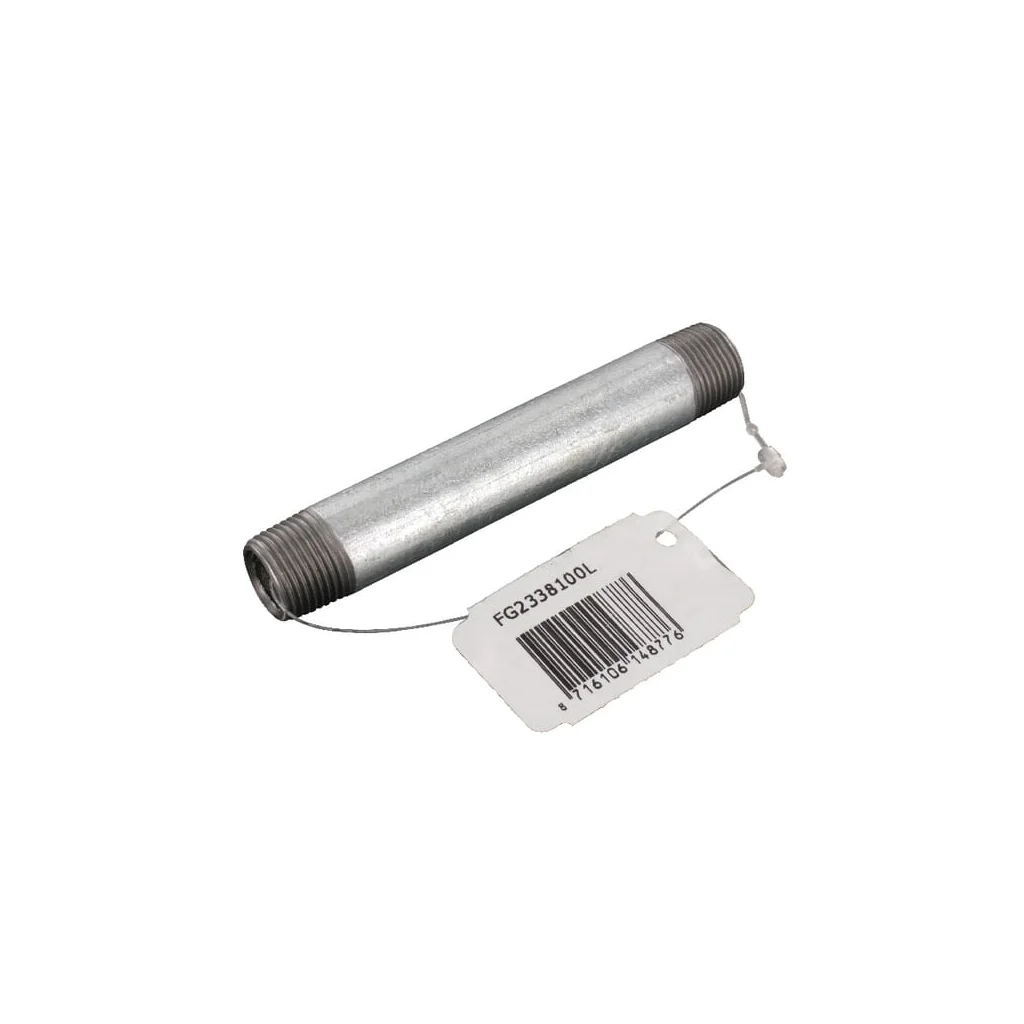 Niplu de țeavă galv. 3/8 "x100mm
