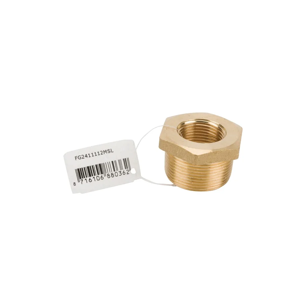 Reductor din alamă F 1" x M 1 1/2"
