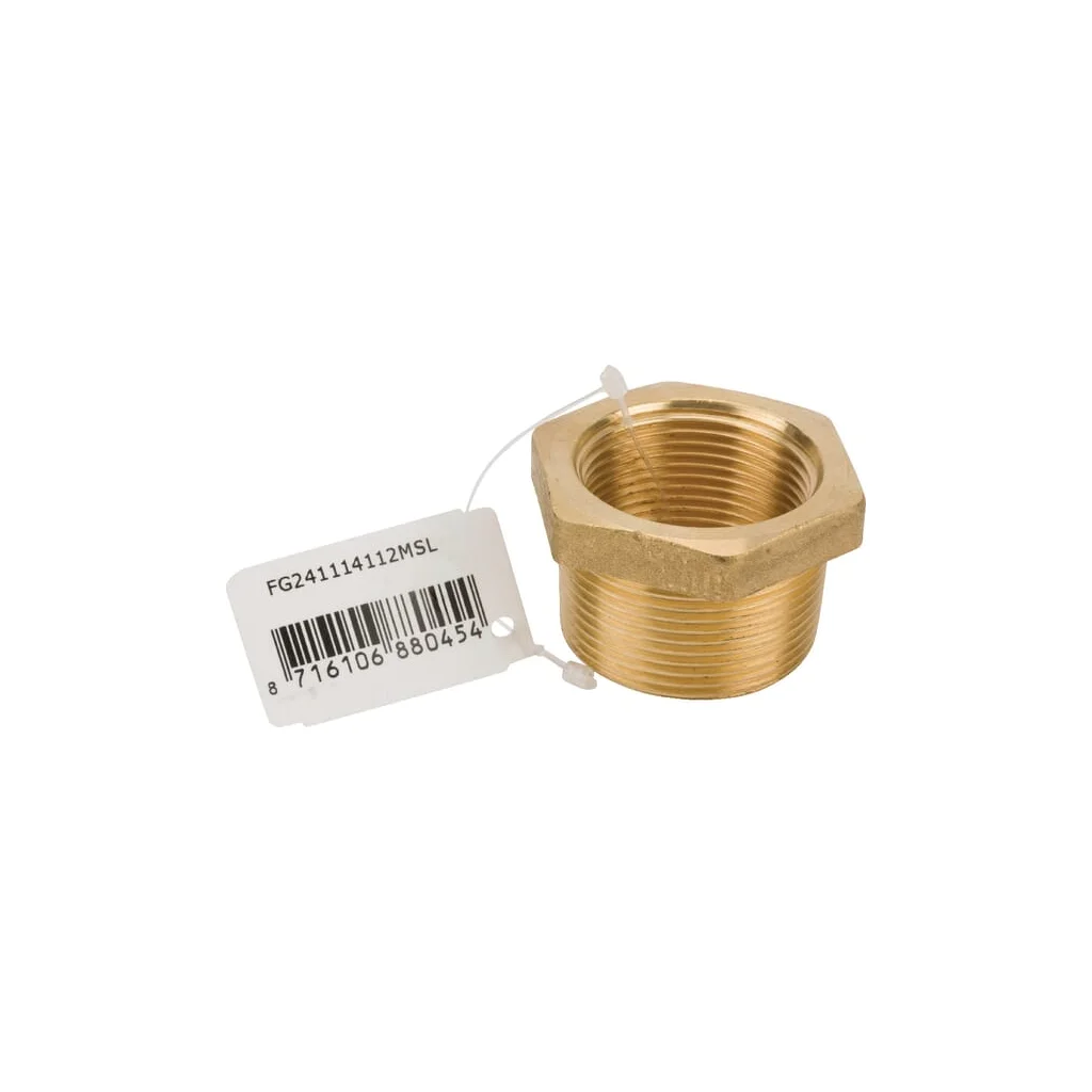 Reductor din alamă F 1 1/4" x M 1 1/2"