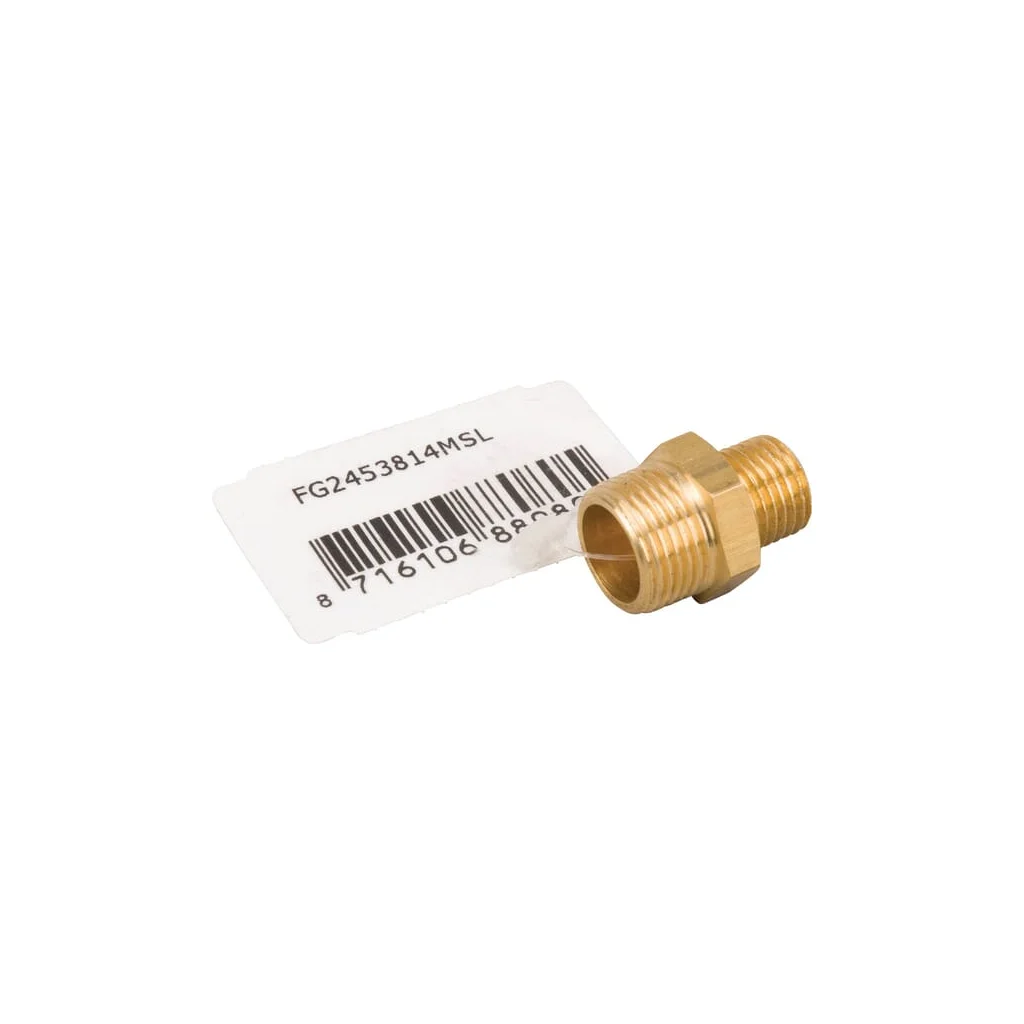 Niplu din alamă 2xM 3/8" x 1/4"