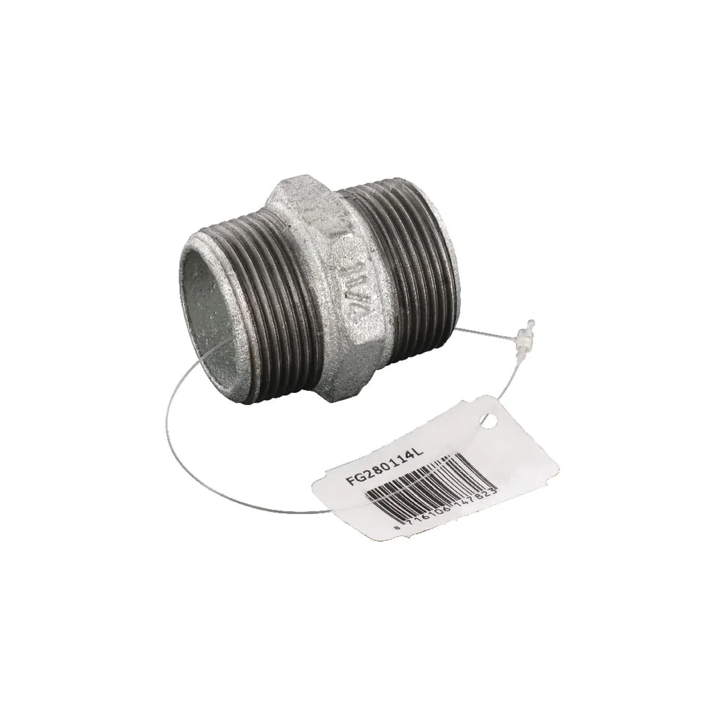 Niplu dublu zincat AG 1 1/4"