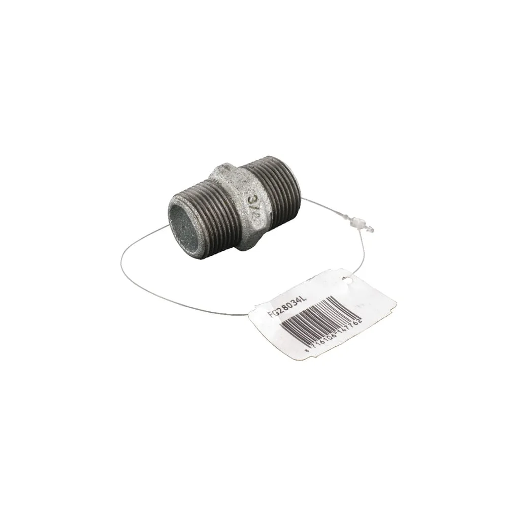 Niplu dublu zincat AG 3/4"