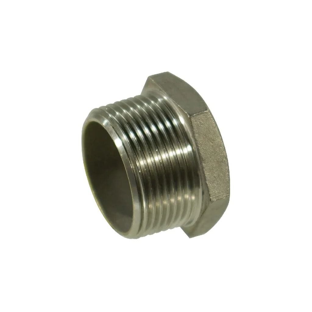 Bușon hexagonal V4A filet exterior 1 1/2"
