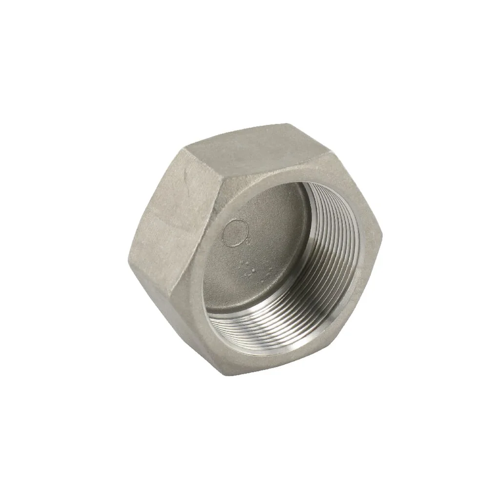 Capac hexagonal S.S. F 1/4"