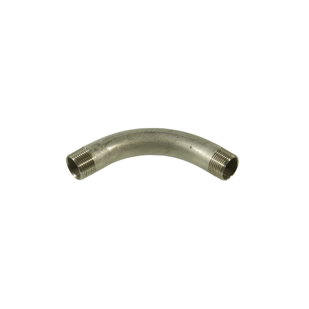 Cot 90° S.S. 2xM 2"