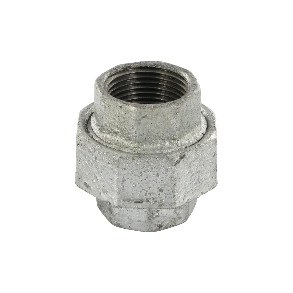 Racord zincat filet interior/filet interior 1"