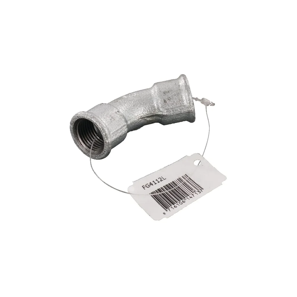 Cot 45° galv. 2xF 1/2"