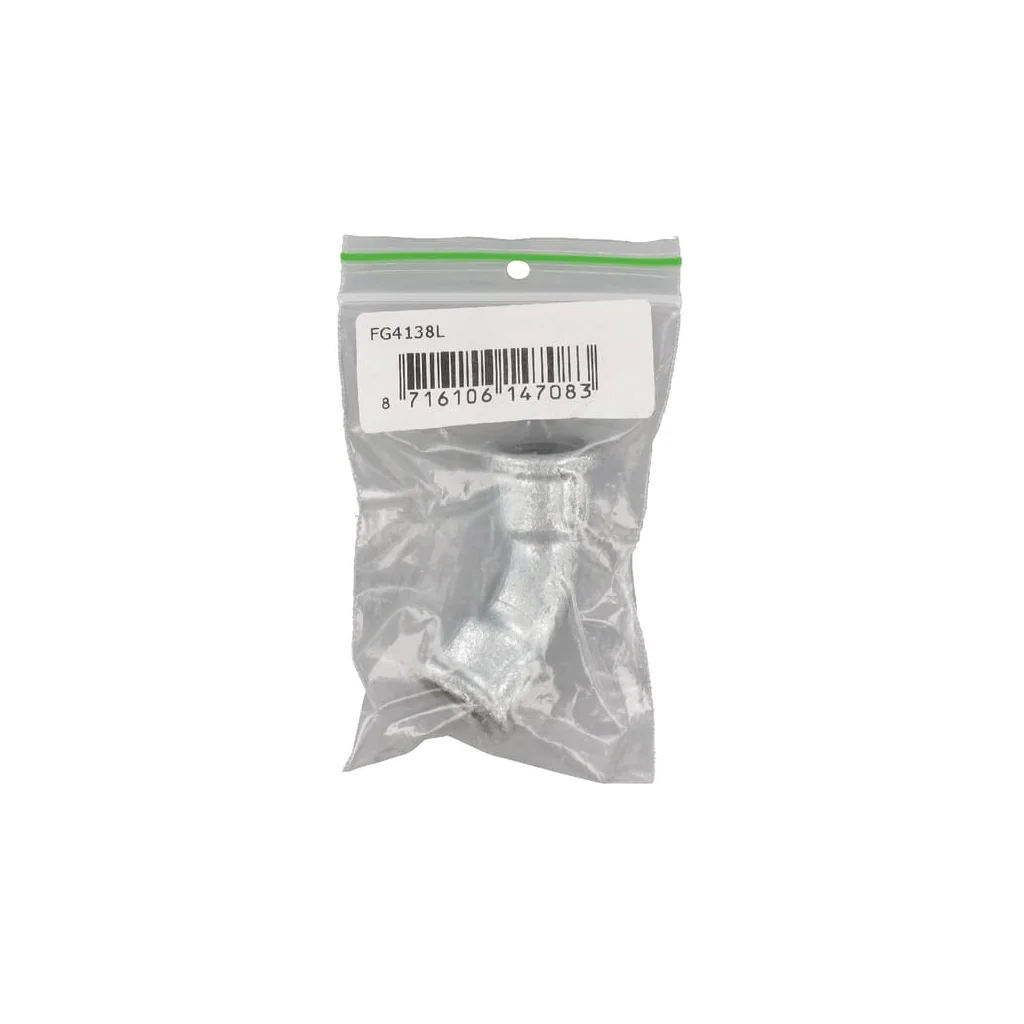 Cot 45° galv. 2xF 3/8"
