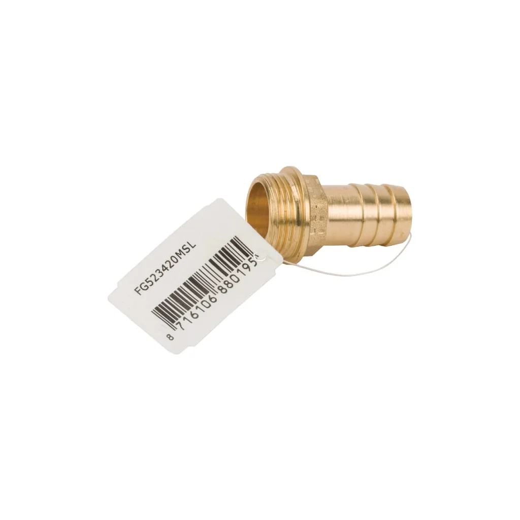 Racord pentru furtun din alamă 20mm x M 3/4"