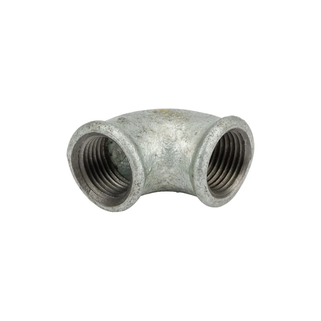 Cot 90° zincat filet interior/filet interior 1/2"