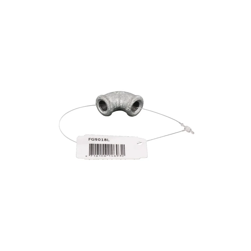 Cot 90° interior zn. 1/8"