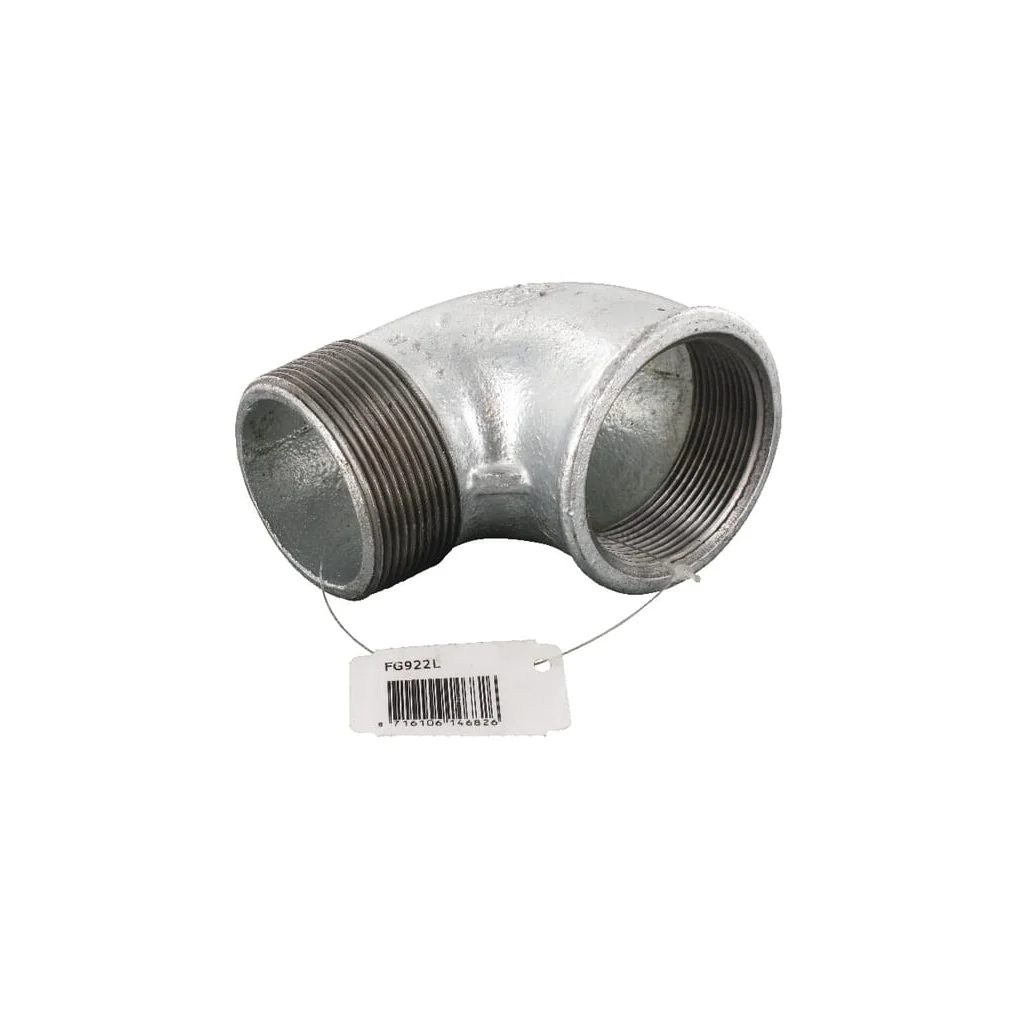 Cot zincat filet interior/filet exterior 2"