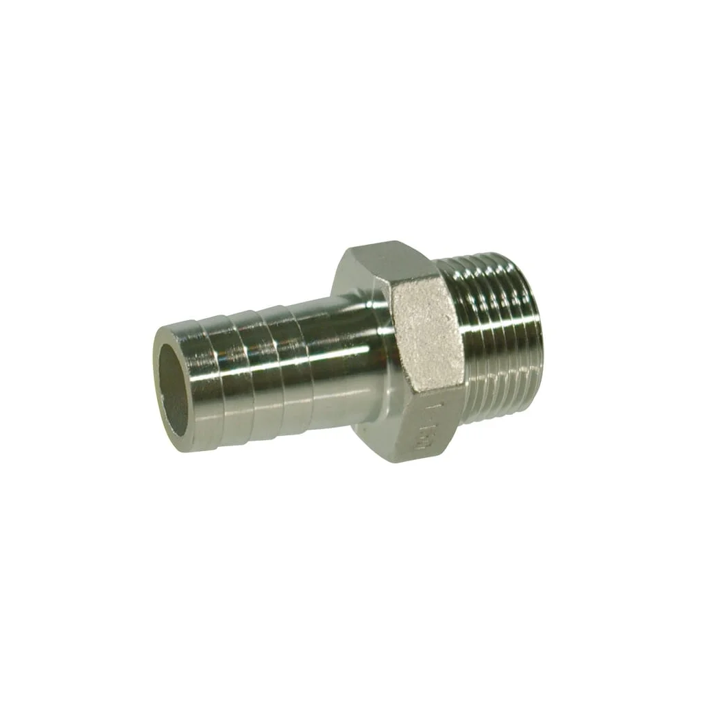Racord furtun S.S. 12,7mm x M 3/8"
