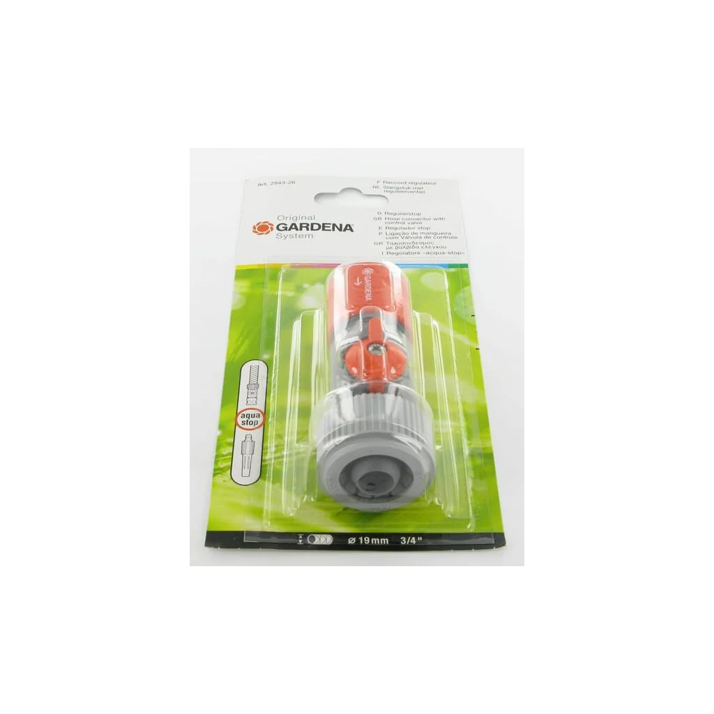 Racord pentru oprire regulator 3/4"