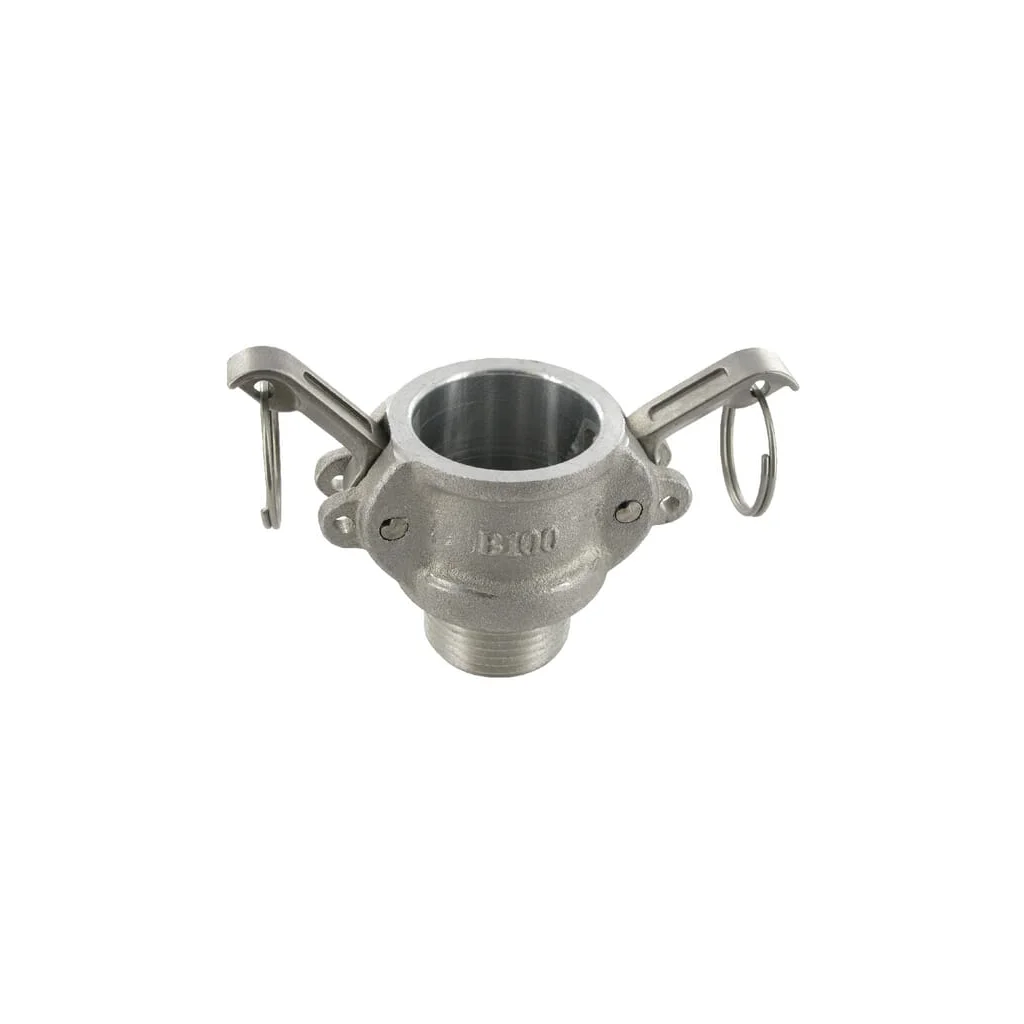 Cuplă Camlock tip B 1" filet tată aluminiu