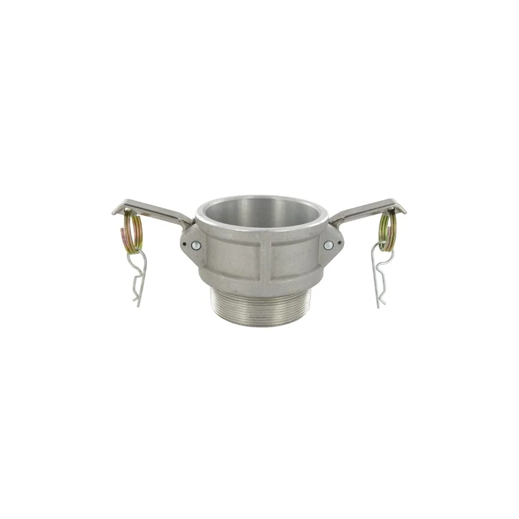 Cuplă Camlock tip B 3" filet tată aluminiu