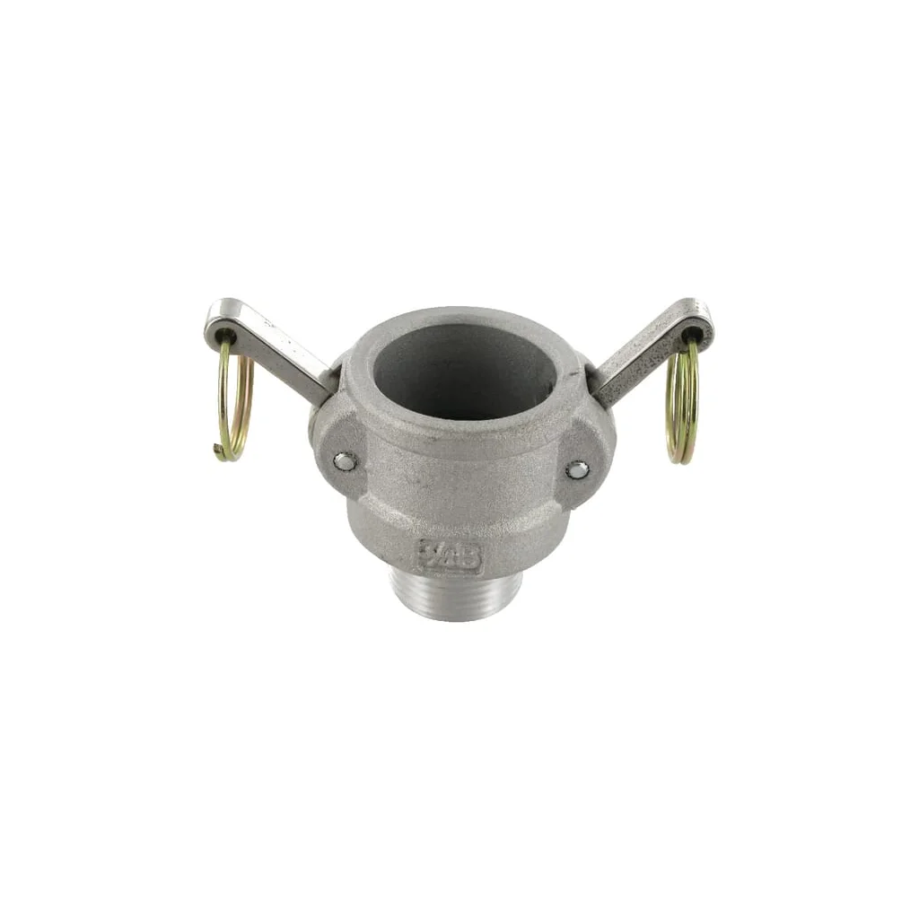 Cuplă Camlock tip B 3" filet tată oțel inoxidabil