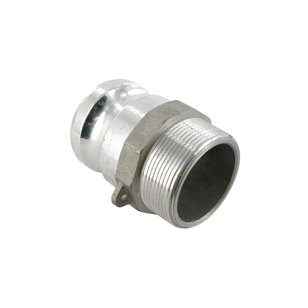 Cuplă Camlock tip F 2" filet tată aluminiu