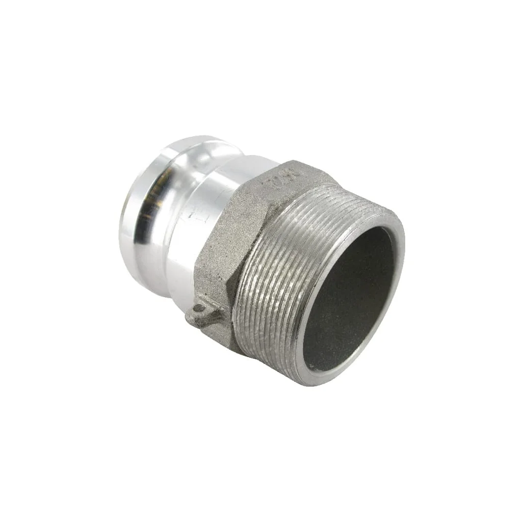 Cuplă Camlock tip F 2 1/2" filet tată aluminiu