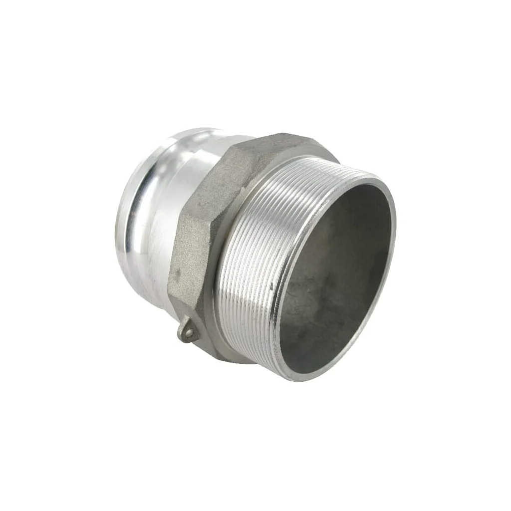 Cuplă Camlock tip F 4" filet tată aluminiu