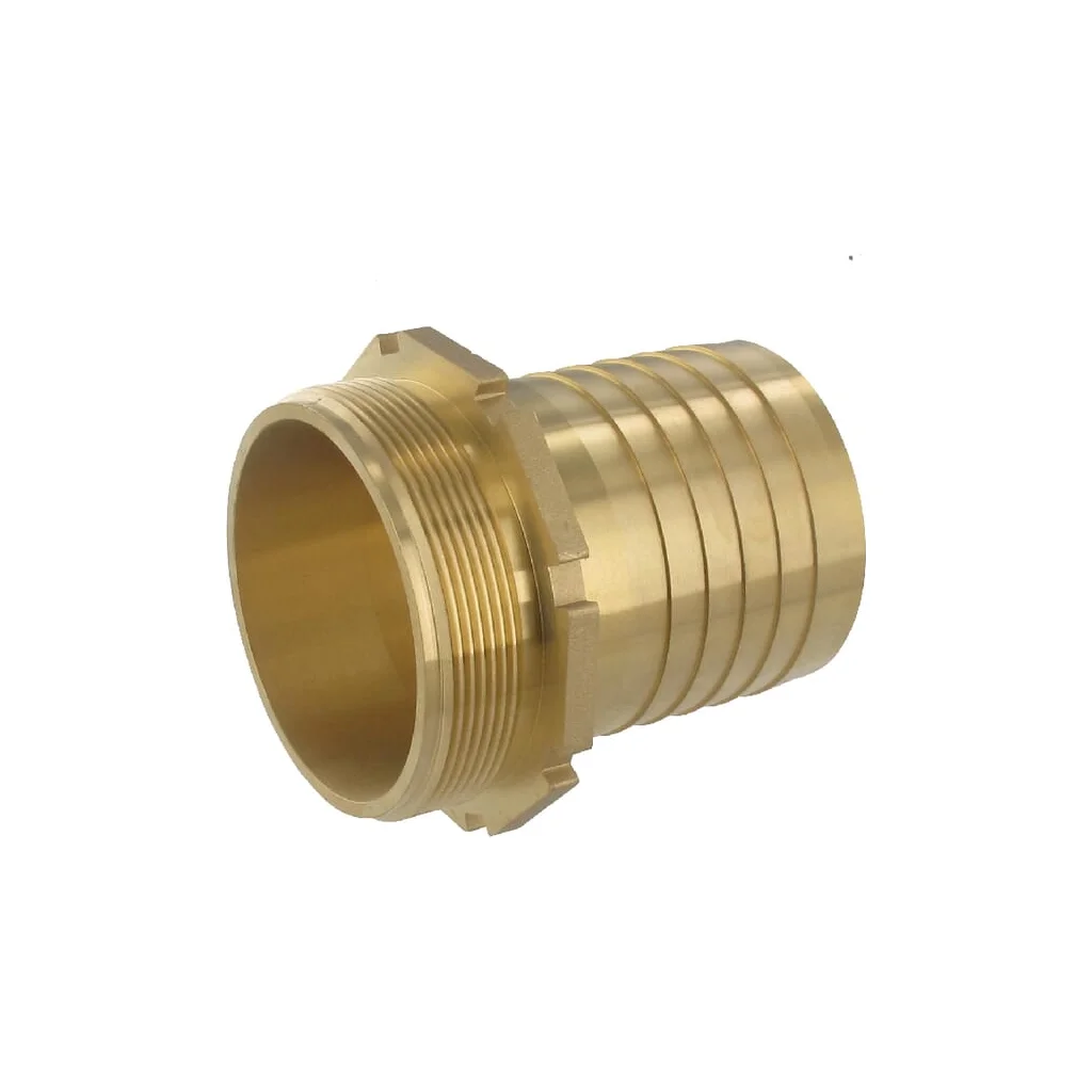 Mufă cu ștuț de furtun alamă 75mm 3” ieșire